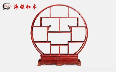 圆形多宝阁，博古架